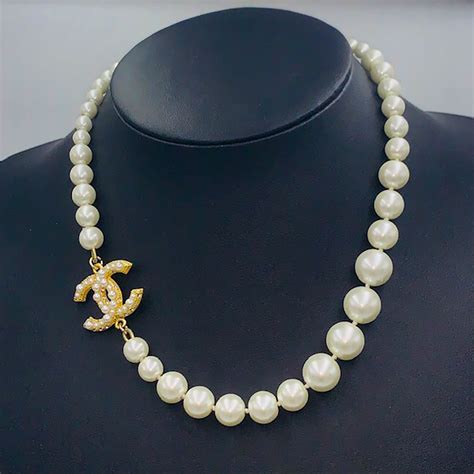 men's chanel pearl necklace|chanel necklaces official website.